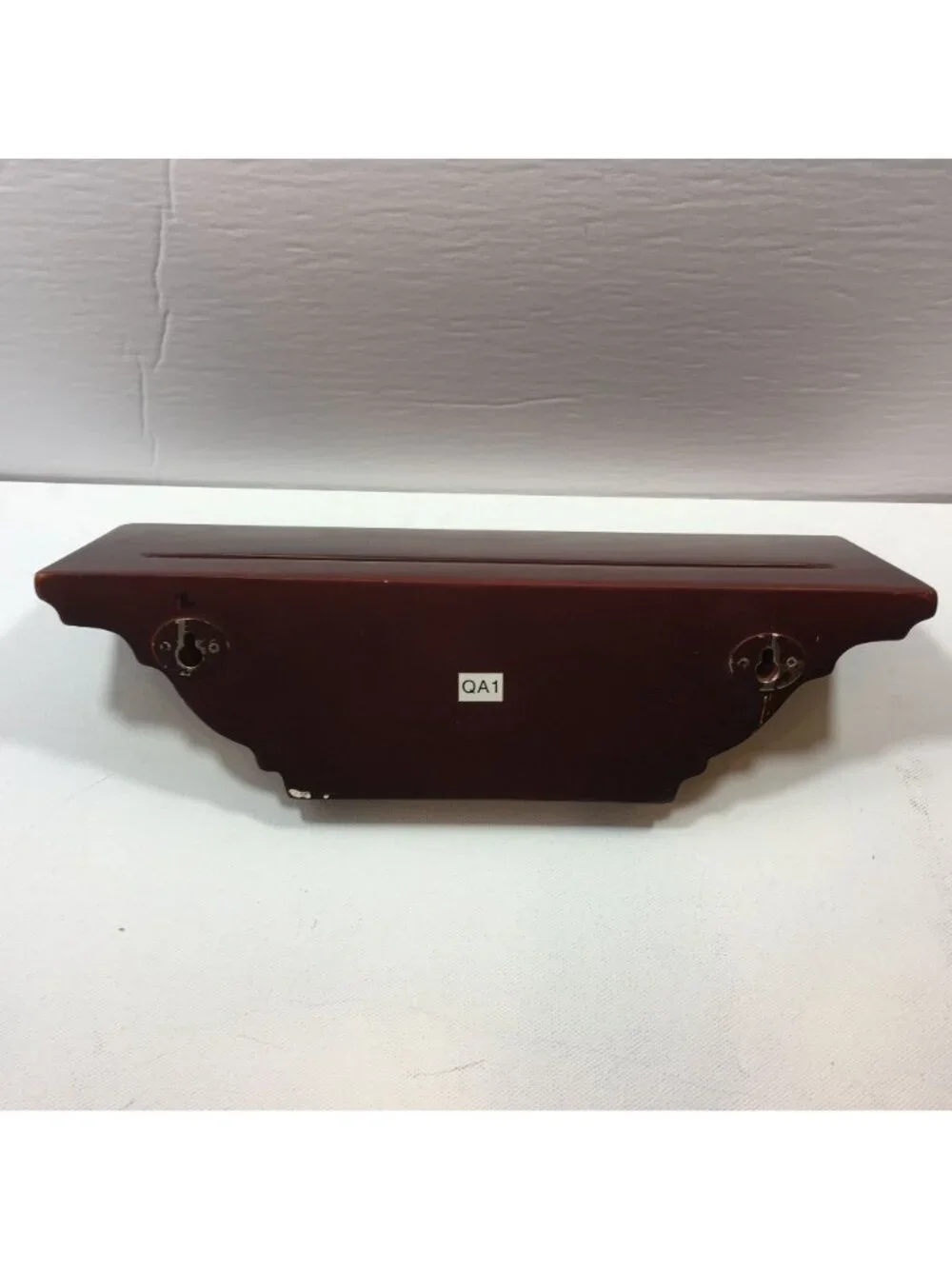 Set Of 4 Decorative Wooden Corbels Dark Cherry Finish Shelving Wall Accents